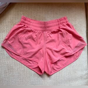 Raspberry Cream Lululemon Hotty Hot Shorts